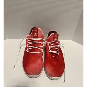 Adidas Pharrell Williams HU DA9615 Men Scarlet Cloud White Tennis Shoes Size 13